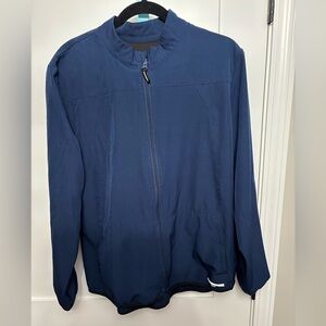 Sketchers Scrubs Navy Blue Zip Up Jacket Xl